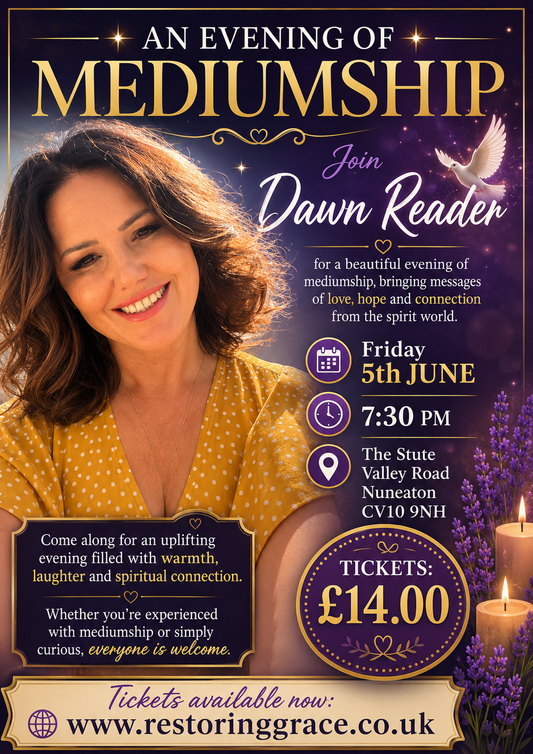 Friday 5th June - An Evening of Mediumship with Dawn Reader