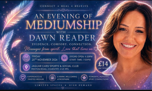 Friday 20th November - An evening of Mediumship with international medium Dawn Reader